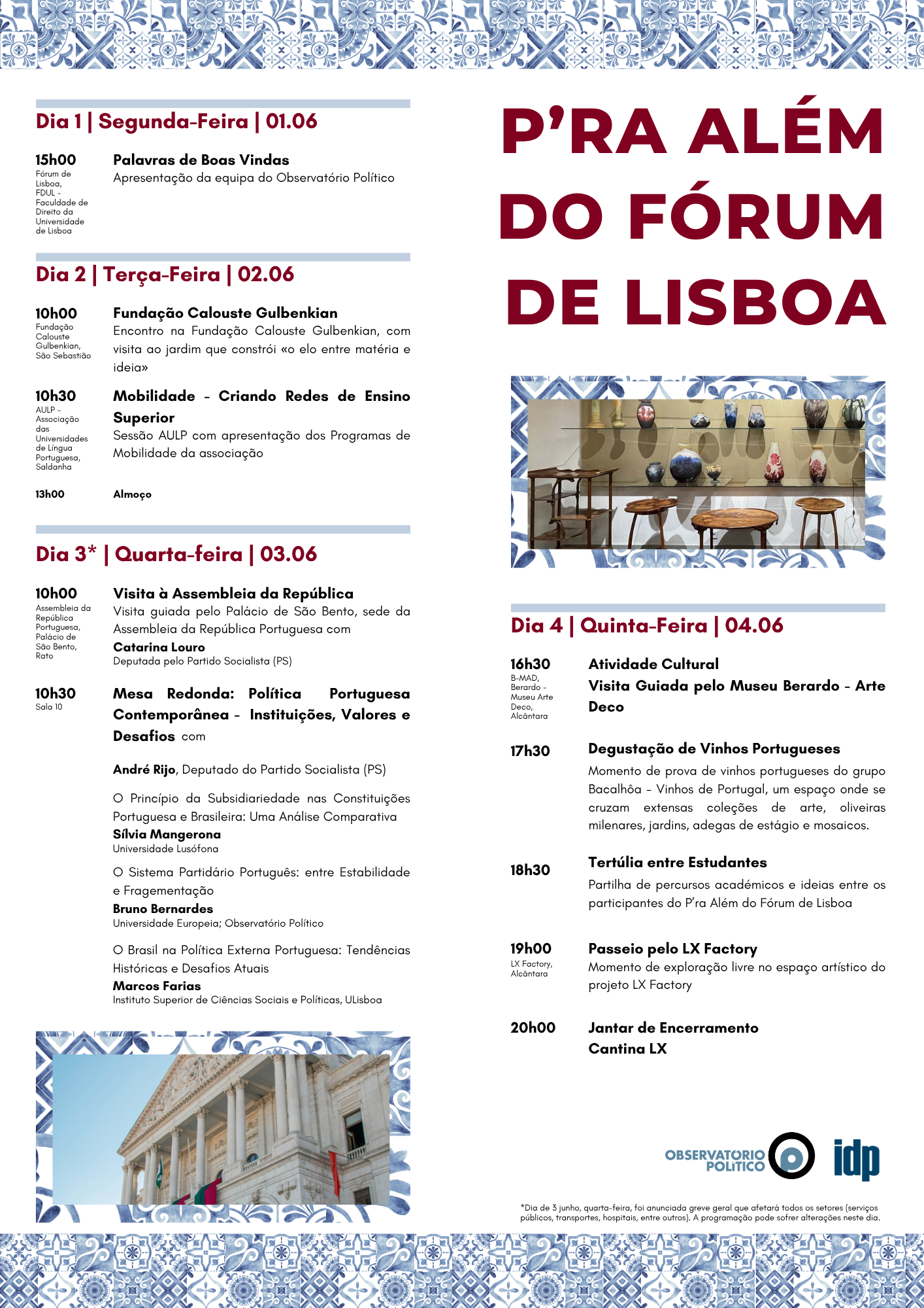 P´ra Além do Fórum Lisboa